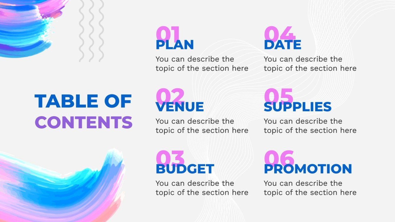 Organising Sports Events Google Slides