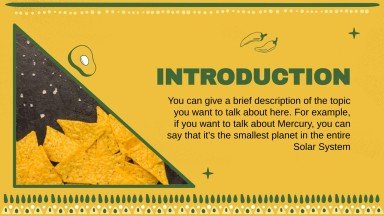 Tex-Mex Recipes Workshop to Celebrate World Nacho Day presentation template 