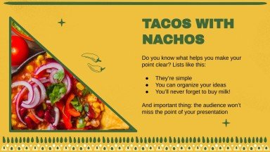 Tex-Mex Recipes Workshop to Celebrate World Nacho Day presentation template 