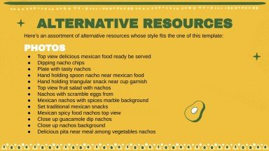 Tex-Mex Recipes Workshop to Celebrate World Nacho Day presentation template 