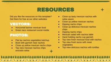 Tex-Mex Recipes Workshop to Celebrate World Nacho Day presentation template 