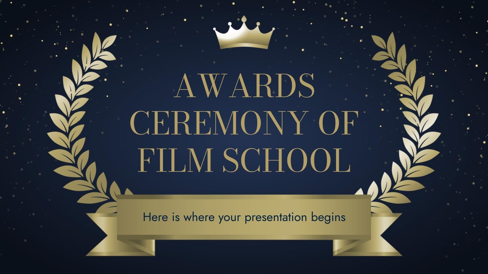Awards Ceremony of Film School Google Slides & PowerPoint