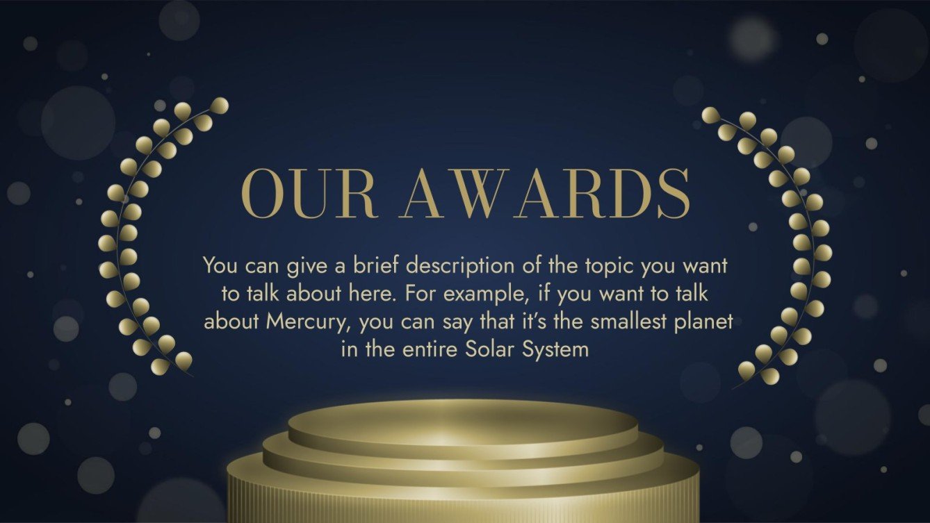 Awards Ceremony of Film School Google Slides & PowerPoint