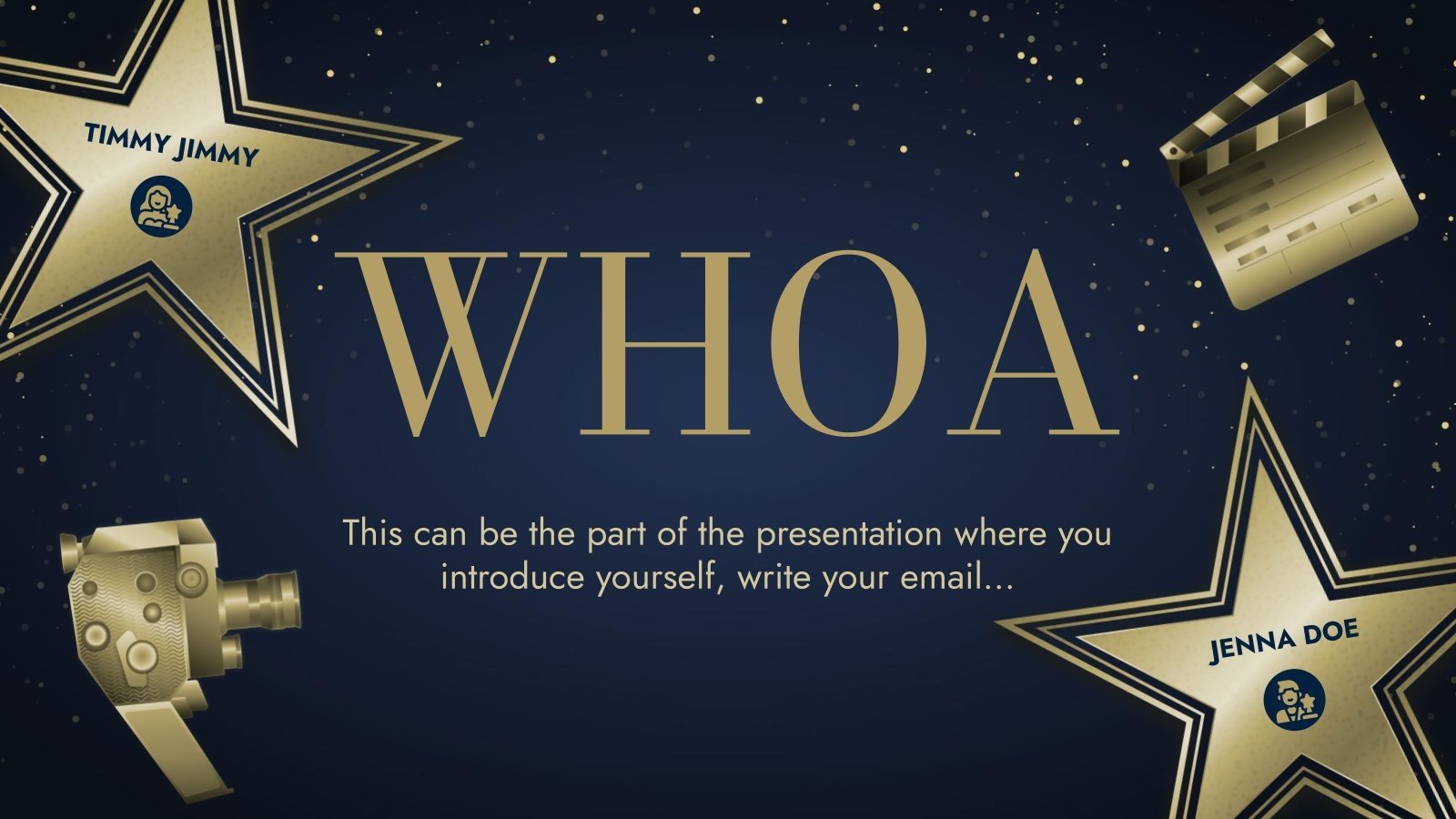 Awards Ceremony of Film School Google Slides & PowerPoint