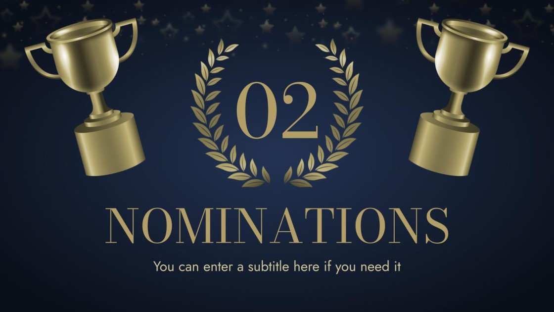 Awards Ceremony of Film School Google Slides & PowerPoint