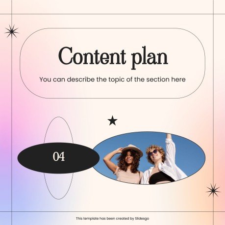 Online Beauty Shop MK Plan presentation template 
