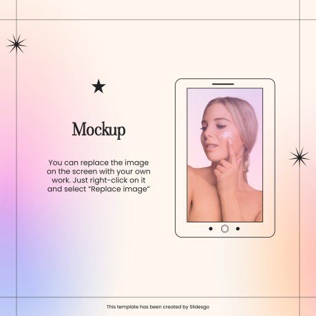 Online Beauty Shop MK Plan presentation template 