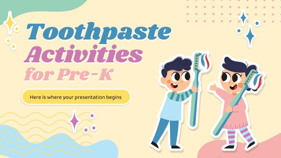 Toothpaste Activities for PreK Google Slides & PowerPoint