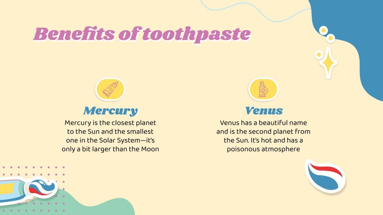 Toothpaste Activities for PreK Google Slides & PowerPoint