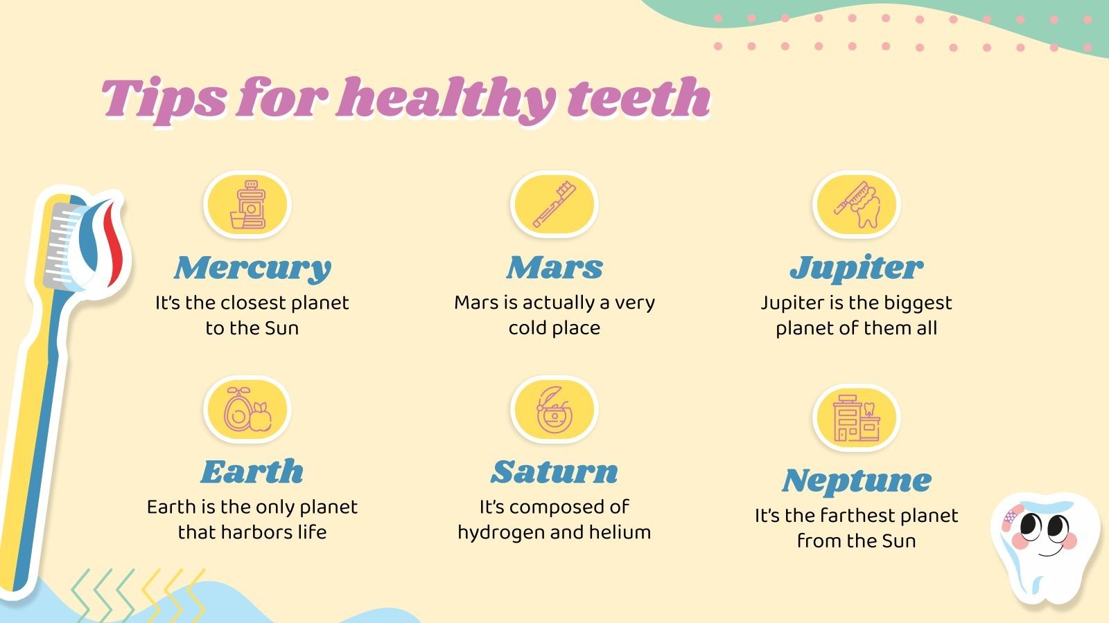 Toothpaste Activities for PreK Google Slides & PowerPoint