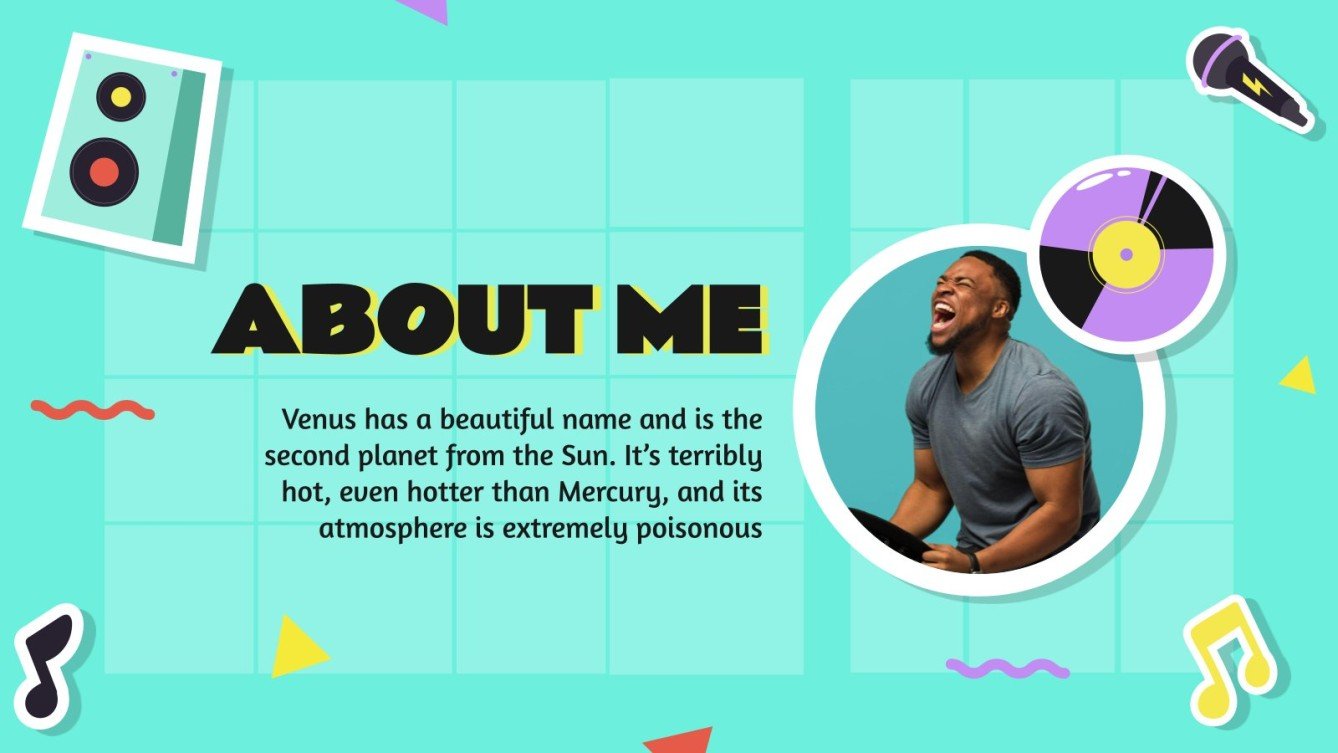 Comedian & Guest Speaker CV | Google Slides and PowerPoint
