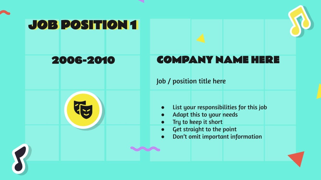 Comedian & Guest Speaker CV | Google Slides and PowerPoint