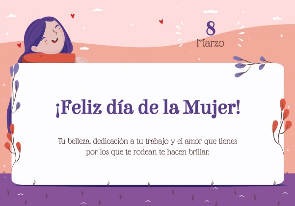 Modelo de apresentação Feliz Dia da Mulher!