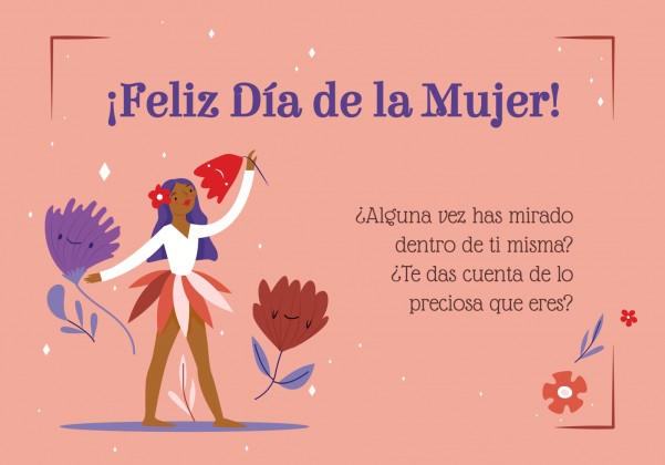 Modelo de apresentação Feliz Dia da Mulher!