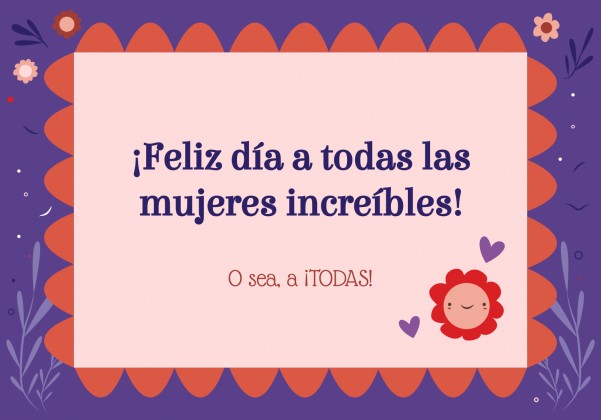 Plantilla de presentación ¡Feliz Día de la Mujer!