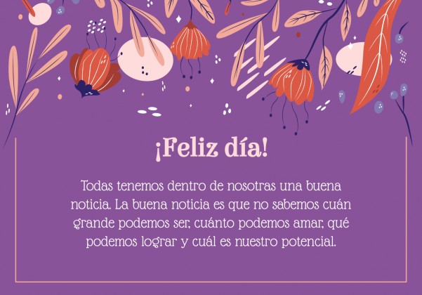 Modelo de apresentação Feliz Dia da Mulher!