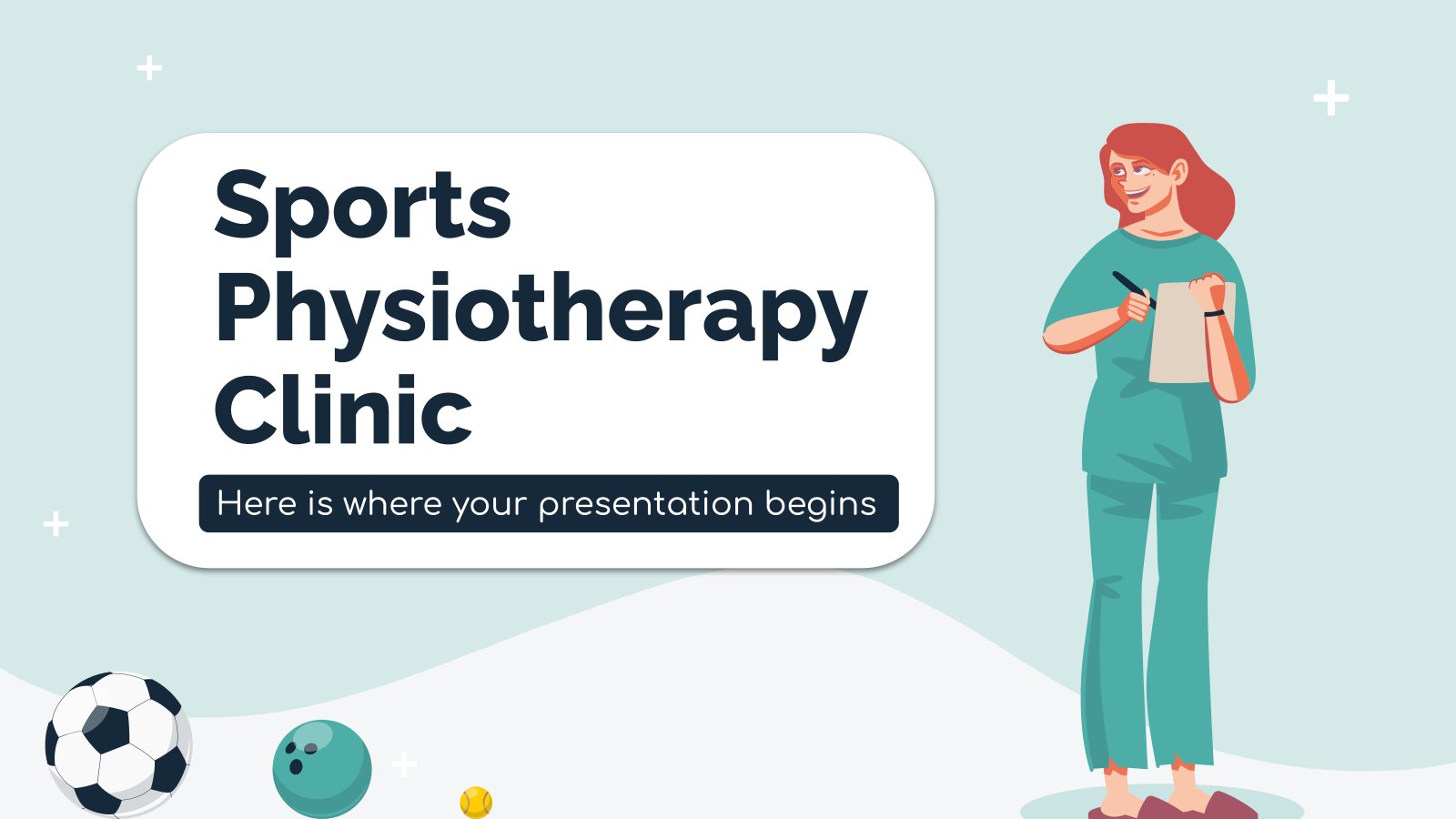 Clinique de physiothérapie sportive Modèles de présentation