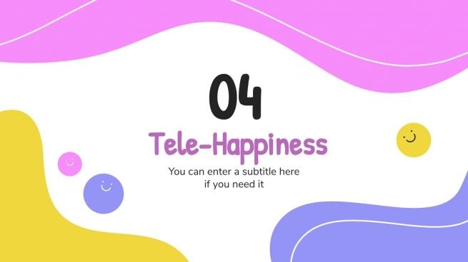 International Day of Happiness presentation template 