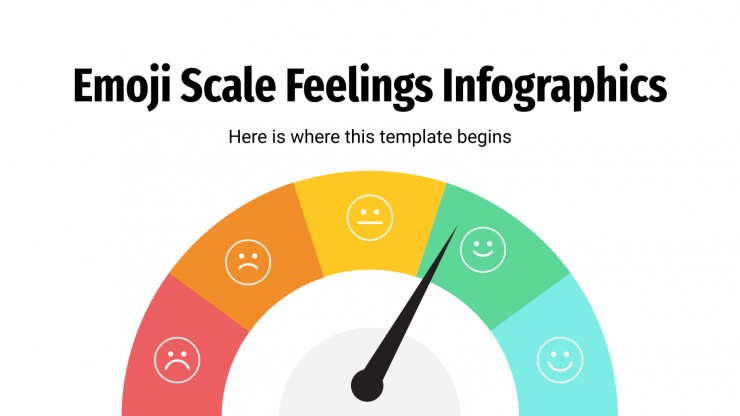 Emoji Scale Feelings Infographics presentation template