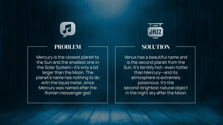 Jazz Club Business Plan Google Slides And PowerPoint