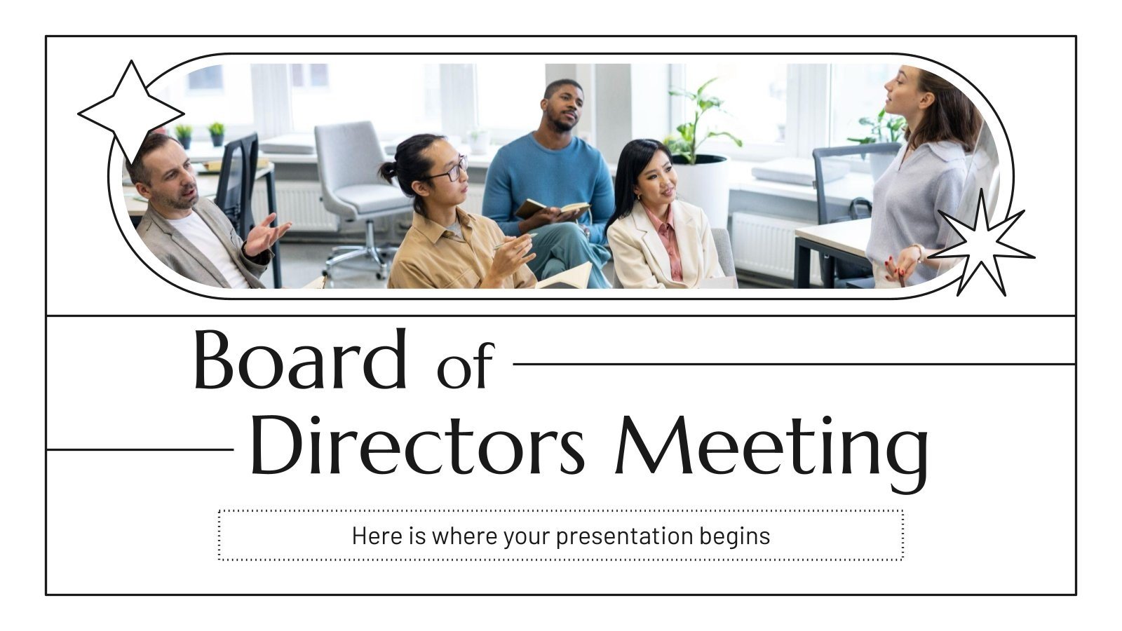 Board of Directors Meeting Google Slides & PPT