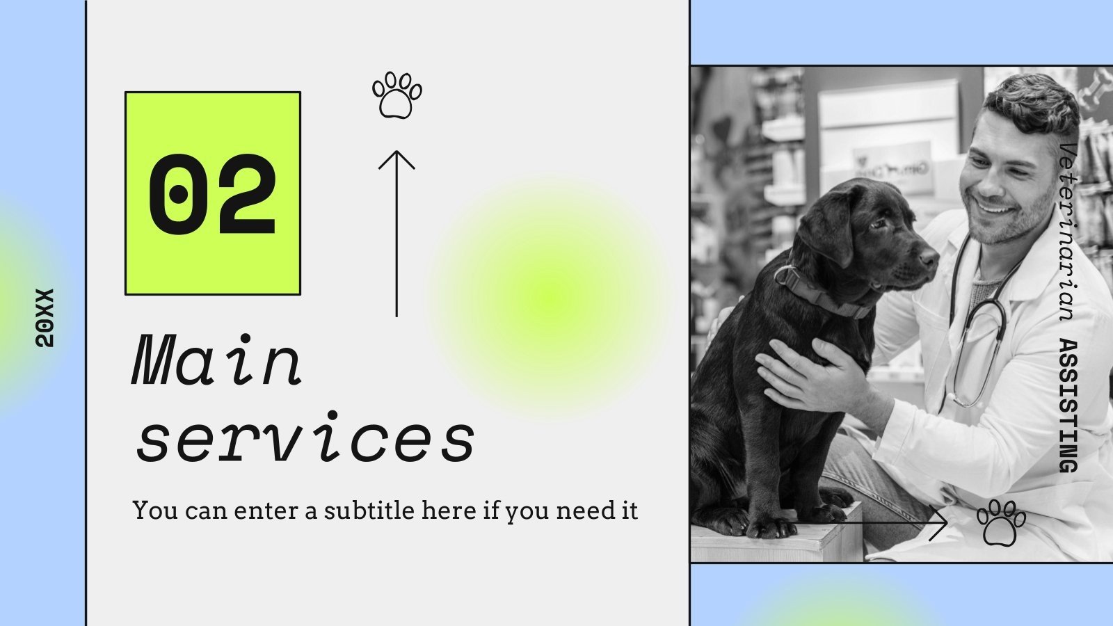 Major for College Veterinarian Assisting Google Slides