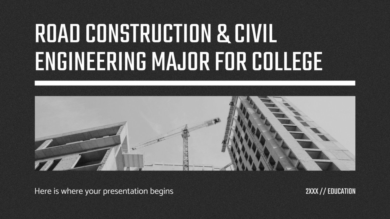 Road Construction & Civil Engineering Major for College