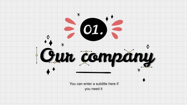 Slide Lettering Lettering Grid MK Plan | Google Slides & PowerPoint Theme