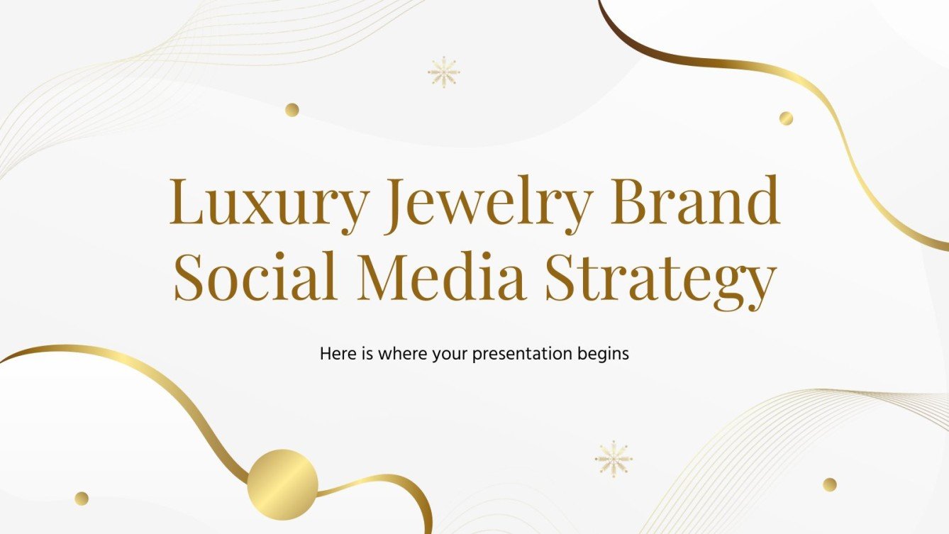 Luxury Jewelry Brand Google Slides & PowerPoint template