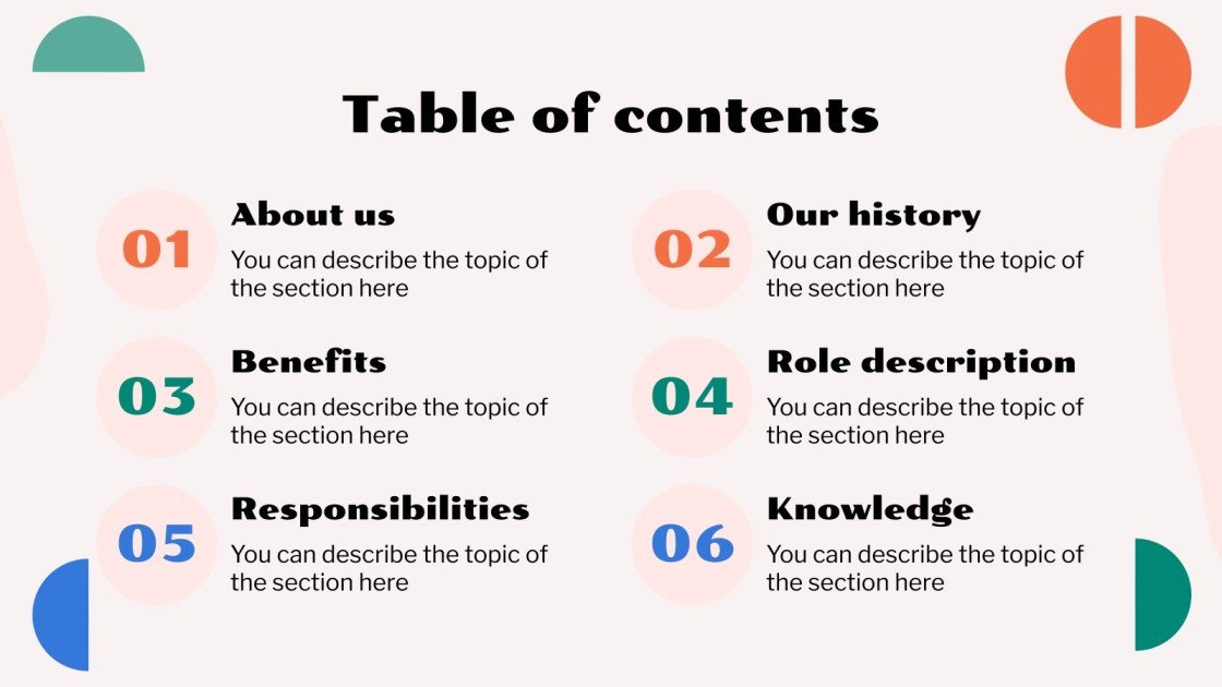 Occupational Therapist Job Description Google Slides & PPT