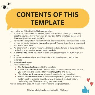 Another Day Social Media presentation template 