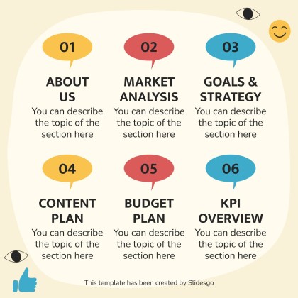 Another Day Social Media presentation template 