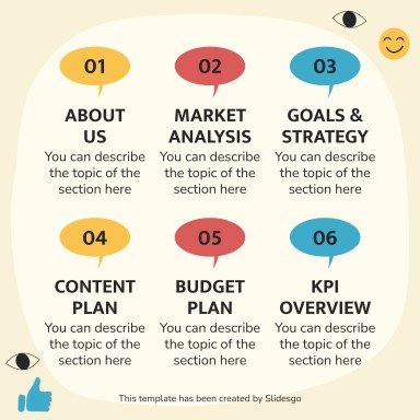 Another Day Social Media presentation template 