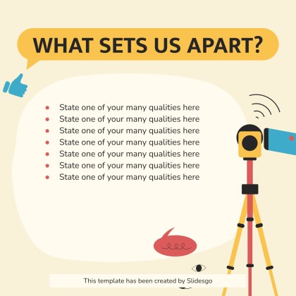 Another Day Social Media presentation template 