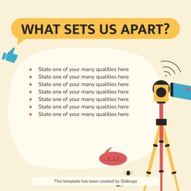 Another Day Social Media presentation template 