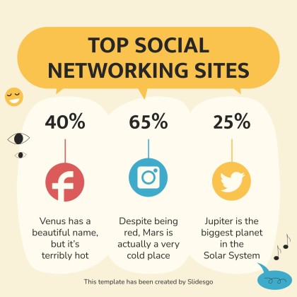 Another Day Social Media presentation template 