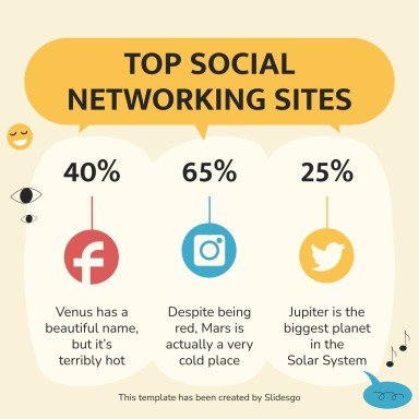 Another Day Social Media presentation template 