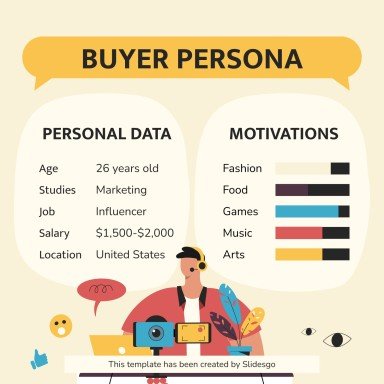 Another Day Social Media presentation template 