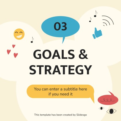 Another Day Social Media presentation template 