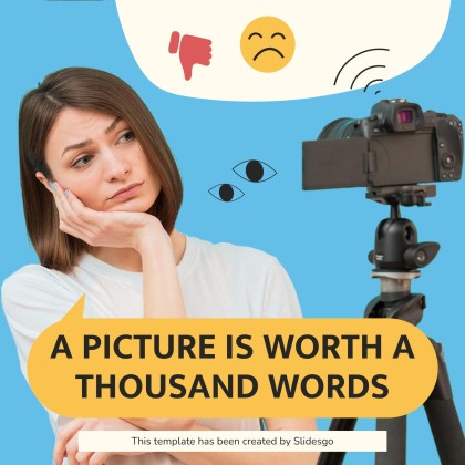 Another Day Social Media presentation template 