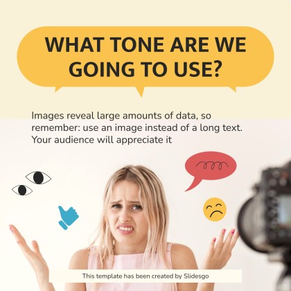 Another Day Social Media presentation template 