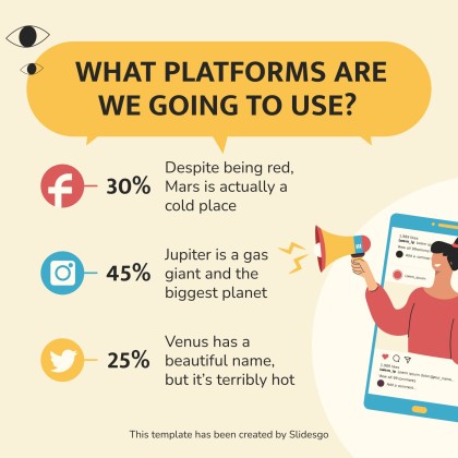 Another Day Social Media presentation template 
