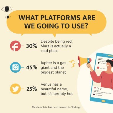 Another Day Social Media presentation template 
