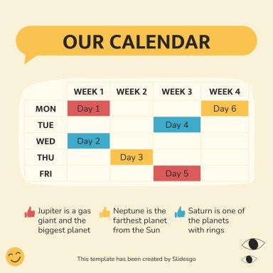 Another Day Social Media presentation template 