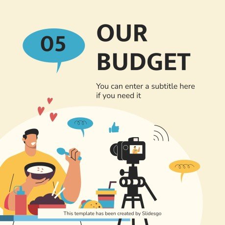 Another Day Social Media presentation template 