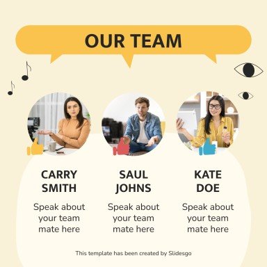 Another Day Social Media presentation template 