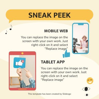 Another Day Social Media presentation template 