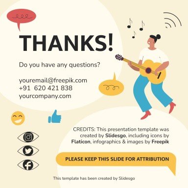 Another Day Social Media presentation template 