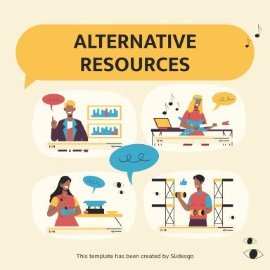 Another Day Social Media presentation template 