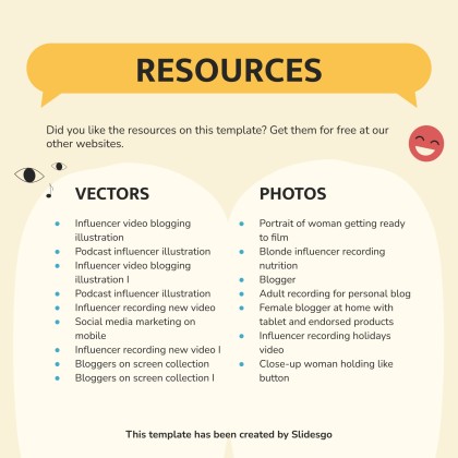 Another Day Social Media presentation template 